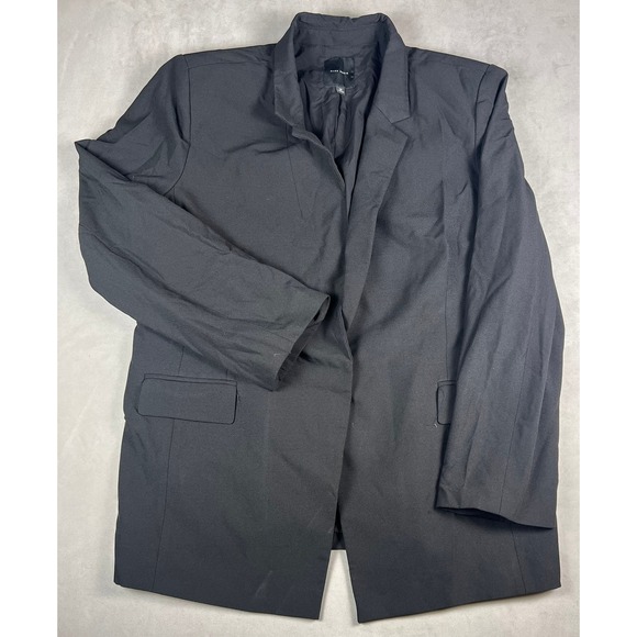 Alex Marie Jackets & Blazers - Alex Marie Womens Black‎ Structured Lined Blazer Jacket Size 18 Business Office